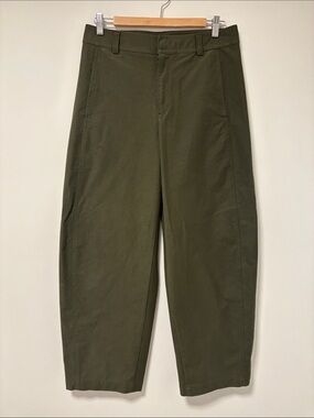 Uniqlo Olive Green Barrel Pants
